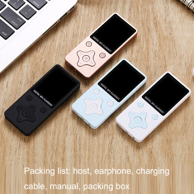 T68 Card Lossless Sound Quality Ultra-thin HD Video MP4 Player, Cross Key