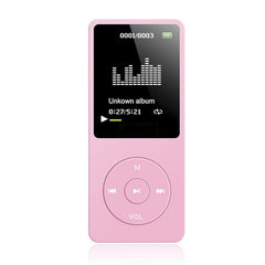 Card Ultra-thin Lossless MP4 Player With Screen, White, Pink, Red, Gold, Black, Light Blue