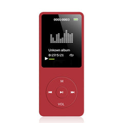 Card Ultra-thin Lossless MP4 Player With Screen, White, Pink, Red, Gold, Black, Light Blue