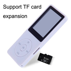 Card Ultra-thin Lossless MP4 Player With Screen, White, Pink, Red, Gold, Black, Light Blue