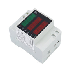 D52-2058 Wattmeter Din rail Volt Current Meter, AC80-300V Built-in CT, AC200-450V Built-in CT