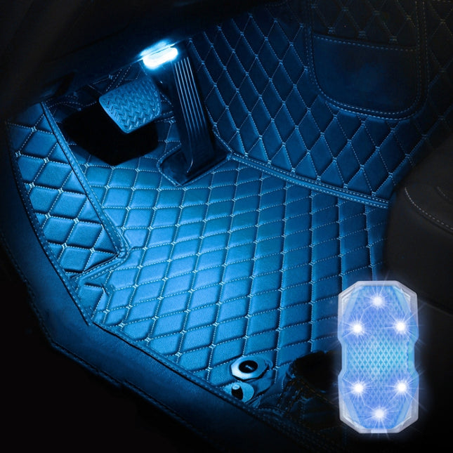 Car Colorful Voice-activated Reading Touch Atmosphere Light, Style: Sound Control Type (Colorful), Sound Control Type (Colorful), Touch Type (Blue), Touch Type (Pink Purple), Touch Type (White)