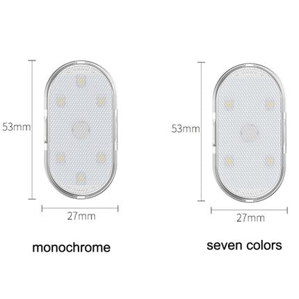 Car Lighting Reading Light LED Touch Sensing Ambient Light, Style:, White, Ice Blue, Blue, Pink Purple, Colorful