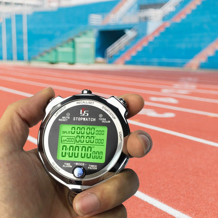 YS Running Training Stopwatch Timer Metal Luminous Stopwatch, Style:, One Hundred Memory, Two Hundred Memory