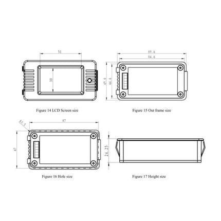 DC 0-200V Voltage Current Battery Tester, PZEM-015 With 50A Shunt, PZEM-015 With 100A Shunt, PZEM-015 With 200A Shunt, PZEM-015 With 300A Shunt, PZEM-015 Without Shunt