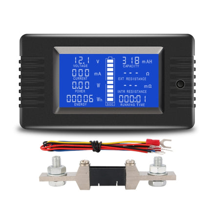 DC 0-200V Voltage Current Battery Tester, PZEM-015 With 50A Shunt, PZEM-015 With 100A Shunt, PZEM-015 With 200A Shunt, PZEM-015 With 300A Shunt, PZEM-015 Without Shunt