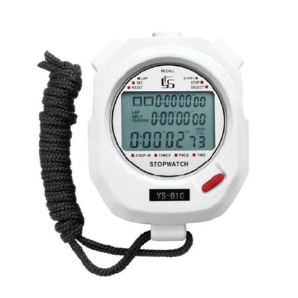YS Electronic Stopwatch Timer Track And Field Training Running Watch, Style:, YS-810 10 Memories (Black), YS-830 30 Memories (Black), YS-860 60 Memories (Black), YS-8100 100 Memories (Black), YS-810 10 Memories (White), YS-830 30 Memories (White)      ...