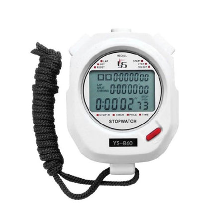 YS Electronic Stopwatch Timer Track And Field Training Running Watch, Style:, YS-810 10 Memories (Black), YS-830 30 Memories (Black), YS-860 60 Memories (Black), YS-8100 100 Memories (Black), YS-810 10 Memories (White), YS-830 30 Memories (White)      ...