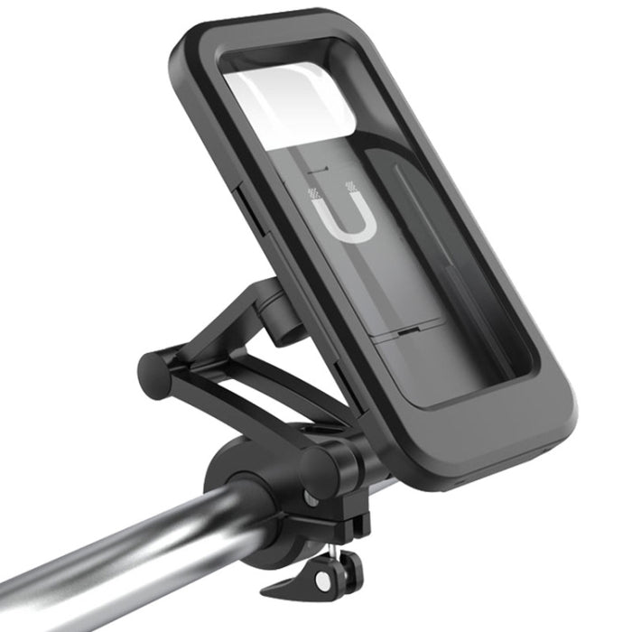 Bicycle Mobile Phone Holder Mountain Bike Waterproof Bag, Black