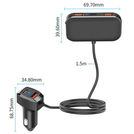 5 In 1 Mobile Phone Fast Recharge Car Charger, SC02M, SC02