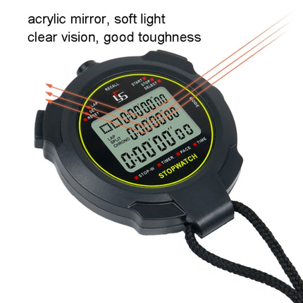 YS Stopwatch Timer Training Fitness Competition Stopwatch, Style:, YS-7120 120 Memories(Black), YS-7100 100 Memories(Black), YS-710 10 Memories(Black), YS-730 30 Memories(Black), YS-760 60 Memories(Black)