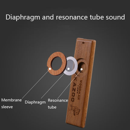 ADL07 Wooden Environmental Protection Portable Kazoo, ADL07 Kazoo