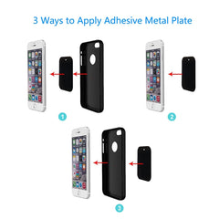 30 PCS Car Phone Holder Magnetic Sheet, Spec:, 40mm (with Tape), 45 x 65mm (with Tape)