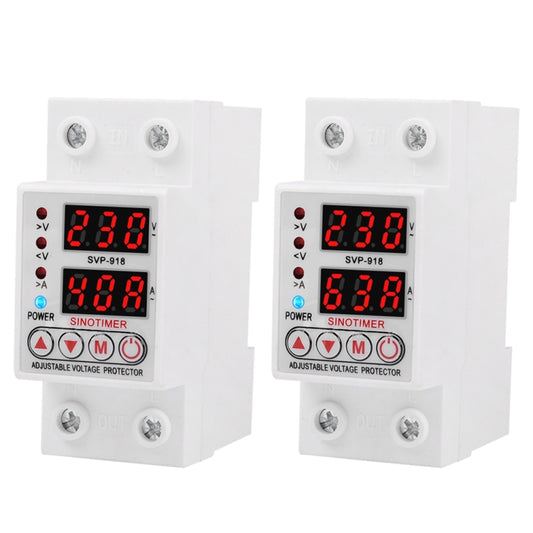 SINOTIMER SVP-918 Adjustable Self-resetting Intelligent Under-voltage Protector, Current:, 40A, 63A