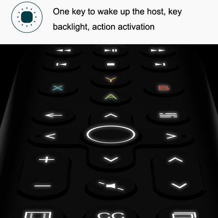 8BitDo Backlit Key Media Remote Control For Xbox, Style:, Long Version (Black)