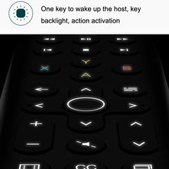 8BitDo Backlit Key Media Remote Control For Xbox, Style:, Long Version (Black)