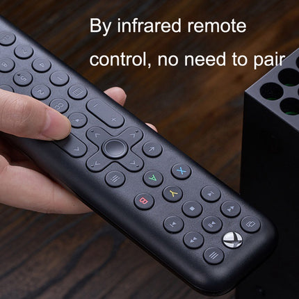 8BitDo Backlit Key Media Remote Control For Xbox, Style:, Long Version (Black)