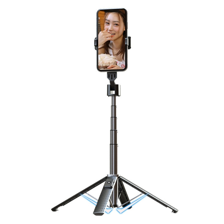 Mobile Phone Live Broadcast Bracket Bluetooth Telescopic Selfie Tripod, High:, 102CM (Aluminum Alloy), 104CM (Aluminum Alloy + Single Fill Light), 104CM (Aluminum Alloy + Dual Fill Lights), 100CM (Stainless Steel)���������������������������������������...