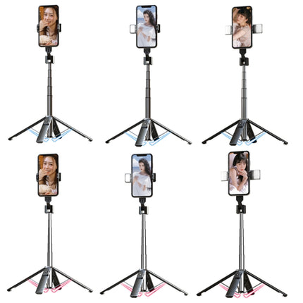 Mobile Phone Live Broadcast Bracket Bluetooth Telescopic Selfie Tripod, High:, 102CM (Aluminum Alloy), 104CM (Aluminum Alloy + Single Fill Light), 104CM (Aluminum Alloy + Dual Fill Lights), 100CM (Stainless Steel)���������������������������������������...