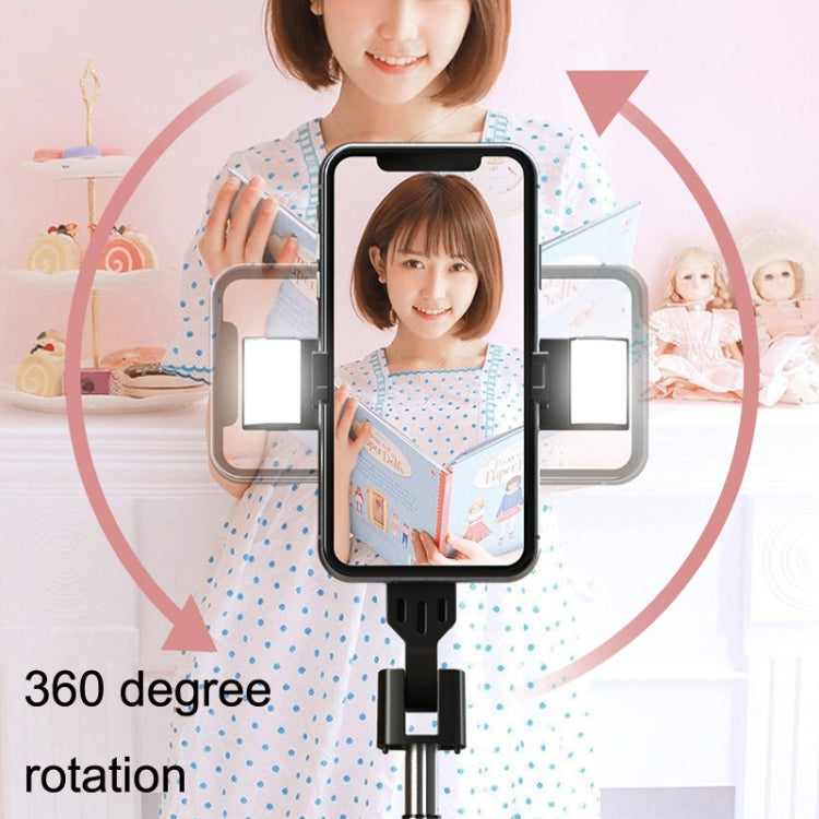 Mobile Phone Live Broadcast Bracket Bluetooth Telescopic Selfie Tripod, High:, 102CM (Aluminum Alloy), 104CM (Aluminum Alloy + Single Fill Light), 104CM (Aluminum Alloy + Dual Fill Lights), 100CM (Stainless Steel)���������������������������������������...