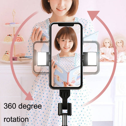 Mobile Phone Live Broadcast Bracket Bluetooth Telescopic Selfie Tripod, High:, 102CM (Aluminum Alloy), 104CM (Aluminum Alloy + Single Fill Light), 104CM (Aluminum Alloy + Dual Fill Lights), 100CM (Stainless Steel)                                       ...