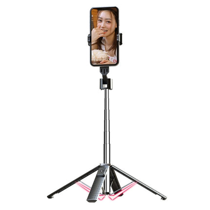 Mobile Phone Live Broadcast Bracket Bluetooth Telescopic Selfie Tripod, High:, 102CM (Aluminum Alloy), 104CM (Aluminum Alloy + Single Fill Light), 104CM (Aluminum Alloy + Dual Fill Lights), 100CM (Stainless Steel)                                       ...