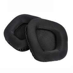 2 almohadillas de repuesto para Corsair Void Pro Elite, estilo: almohadilla para la cabeza, cuero proteico negro, rejilla negra, rejilla inferior gris, rejilla inferior roja, rejilla inferior amarilla, cuero sensorial negro hielo, cuero de cordero negro