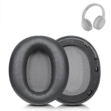 2 PCS Headset Earmuffs Sponge Cover for Edifier W820nb,Style:, Titanium Gray, Khaki, Red, Blue, Black Head Beam, Gray Head Beam, Blue Head Beam, Champagne Head Beam