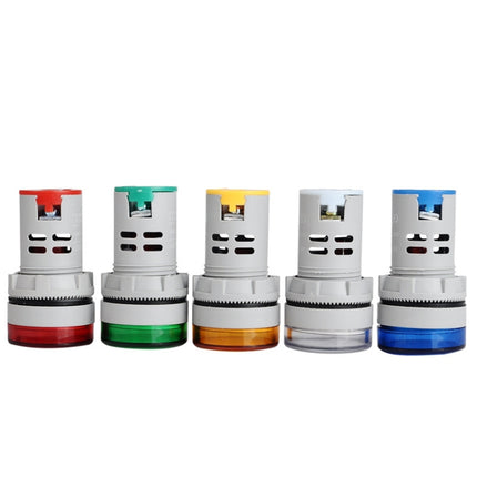 2 PCS DC Voltage Signal Indicator 22mm Round 6-100V Universal Voltmeter, 6-100V Green, 6-100V Yllow, 6-100V Red, 6-100V White, 6-100V Blue