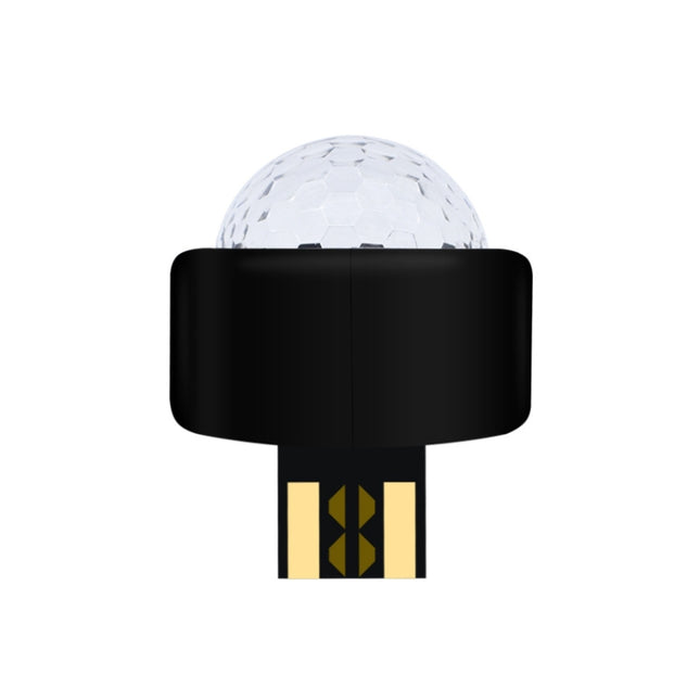 10 PCS Mini Rhythm Stage Lamp Car Colorful USB Atmosphere Light, Colorful Atmosphere Light
