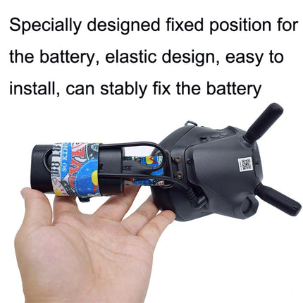 Flugvideobrille, Stirnband in Graffiti-Farbe, fester Gurt für DJI FPV Goggles V2, Gurt, Gurt + Stromleitung, Gurt + Stromleitung + Pad