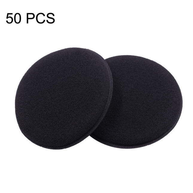 50 PCS Waxing Sponge Cars With Round Edge Car Washing Car Wax Maintenance Polished Sponge, 50 PCS Polished Sponge