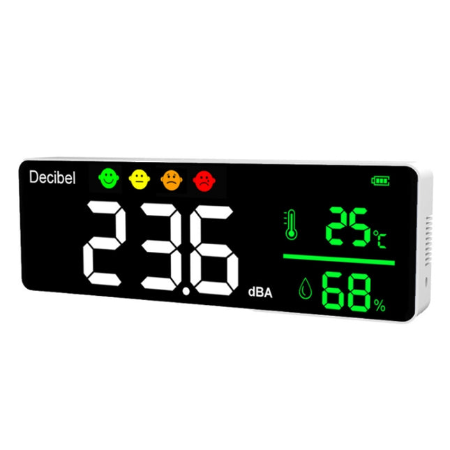 Wall-mounted Decibel Meter Temperature & Humidity Detector