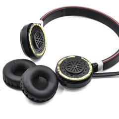 1 par de fundas para auriculares Jabra Evolve 20 20SE 30 30II 40 65 65+, originales, con revestimiento de proteína