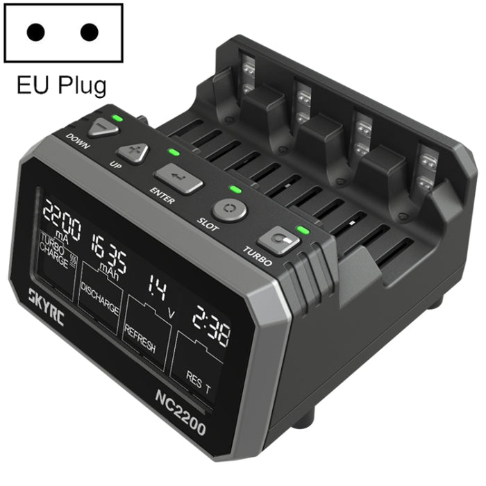 SKYRC NC2200 Multifunction Battery Charger Analyzer, EU Plug, US Plug