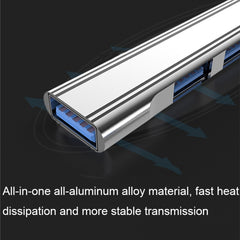 4 in 1 Mini Multifunctional Expanded Docking, Spec: Type-C/USB-C 3.0 (Silver), Type-C/USB-C 3.0 (Silver), Type-C/USB-C 3.0 (Gray), Type-C/USB-C 3.0 (Pink)