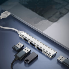 4 in 1 Mini Multifunctional Expanded Docking, Spec: Type-C/USB-C 3.0 (Silver), Type-C/USB-C 3.0 (Silver), Type-C/USB-C 3.0 (Gray), Type-C/USB-C 3.0 (Pink)