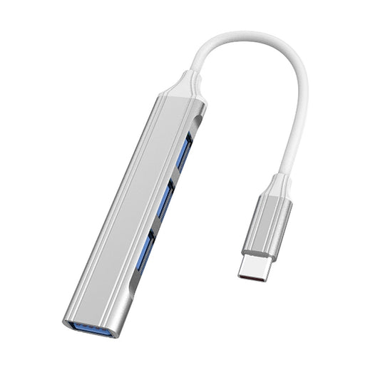 4 in 1 Mini Multifunctional Expanded Docking, Spec: Type-C/USB-C 3.0 (Silver), Type-C/USB-C 3.0 (Silver), Type-C/USB-C 3.0 (Gray), Type-C/USB-C 3.0 (Pink)