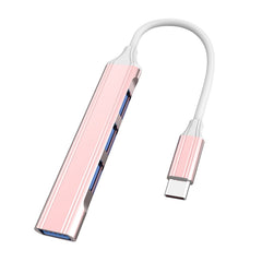 4 in 1 Mini Multifunctional Expanded Docking, Spec: Type-C/USB-C 3.0 (Silver), Type-C/USB-C 3.0 (Silver), Type-C/USB-C 3.0 (Gray), Type-C/USB-C 3.0 (Pink)