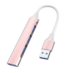 4 in 1 Mini Multifunctional Expanded Docking, Spec: Type-C/USB-C 3.0 (Silver), Type-C/USB-C 3.0 (Silver), Type-C/USB-C 3.0 (Gray), Type-C/USB-C 3.0 (Pink), USB 3.0 (Silver), USB 3.0 (Gray), USB 3.0 (Pink)