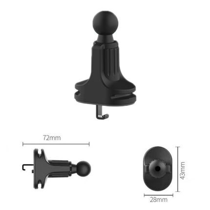 6 PCS Car Air Outlet Mobile Phone Bracket Base Can Clip Data Cable, Size:, 17mm Ball Head, 15mm Ball Head, 13mm Ball Head