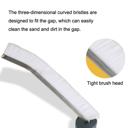 Car Window Door Corner Brush Cleaning Car Crevice Brush, 2pcs Door Corner Brush