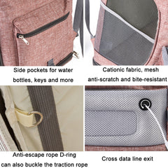 LDLC QS-002-L Foldable And Breathable Portable Pet Backpack