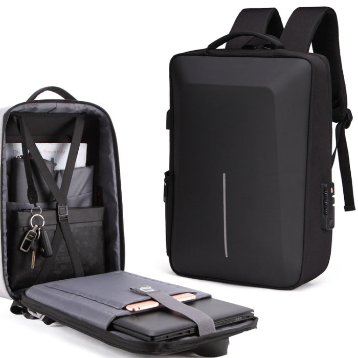 Men Business Shoulder USB External Interface Computer Bag, Color: 8001 Black, 8001 Black, 8001 Gray, 8001 Blue, 8001 Red, 8003 Black, 8003 Gray, 8001-J Black, 8001-J Gray, 8001-J Blue, 8001-J Red