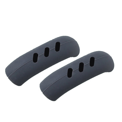 1 Pair Silicone Pot Handle Insulation Cover Iron Pot Handle Cover, Light Green, Simple Gray, Red