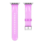 For Apple Watch Series 42mm/44mm/45mm / Transparent  Pink Purple