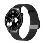 Black Steell+Silicone Strap