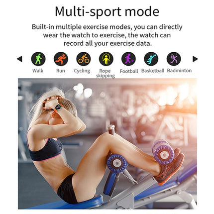 LOANIY CF80 1.08 Inch Heart Rate Monitoring Smart Bluetooth Watch, Gold Steel, Black Steel, Silver Steel