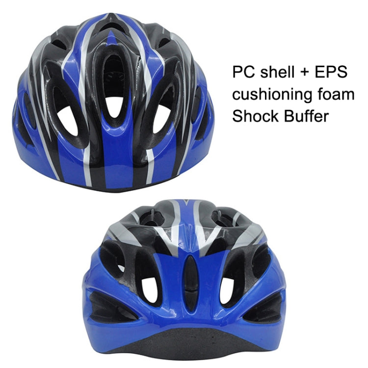 Unisex Cycling Bike One-piece Helmet, White Orange, Blue Black, Yellow Black, Red Black, White Black, White Black Green, Fiber Black