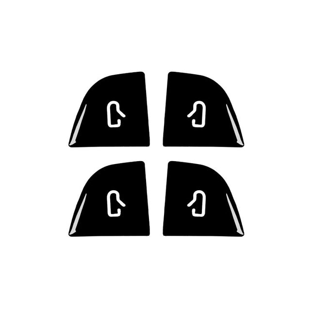For Tesla Model 3 4pcs/ Set B-type Car Window Switch Stickers